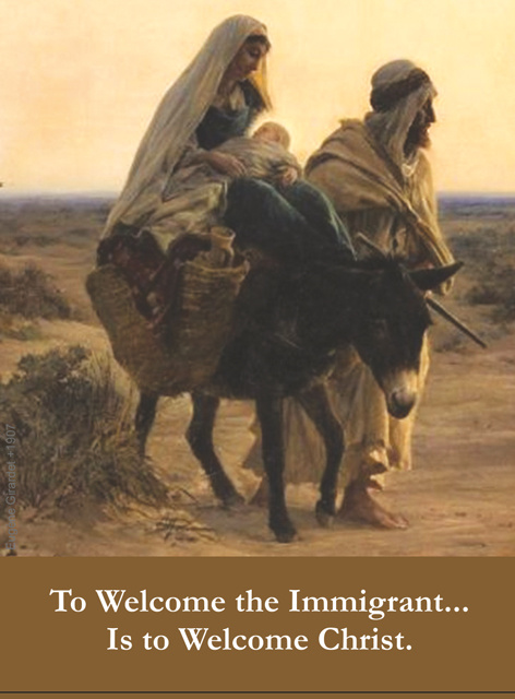 To Welcome the Immigrant Prayer Card